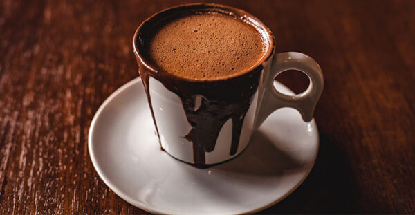 Cappuccino with chocolate